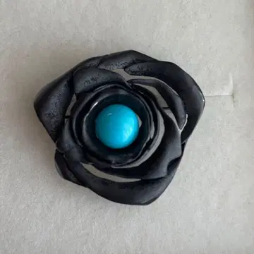 S925 실버 블루 스톤 브로치 펜던트