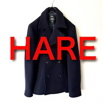 남성용 아우터 P코트 피코트 HARE 하레 가을/겨울 네이비 두꺼운 S