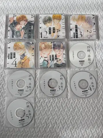 [ 25시, 아카사카에서 ] 드라마 CD 5권 세트 특전 토크 CD 포함