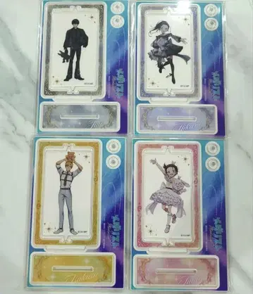 메달리스트 흑백 코디 회전 아크릴 스탠드 전 4종 세트