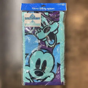 디즈니 후드 부착 롱 타월 미키 구피 도날드