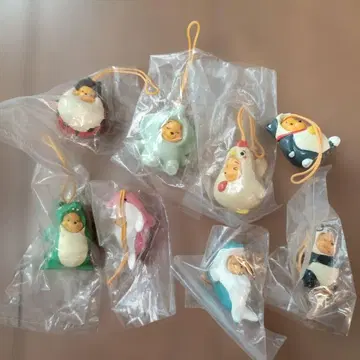 곰돌이 푸 옷 갈아입히기 피규어 마스코트 8개 디즈니