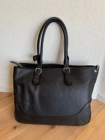 페레 모르비다 블랙 가죽 토트백 미사용 새상품급