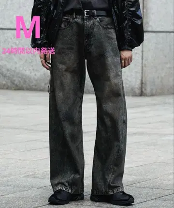 WYM 위임 VINTAGE WASHED CURVED DENIM 데님