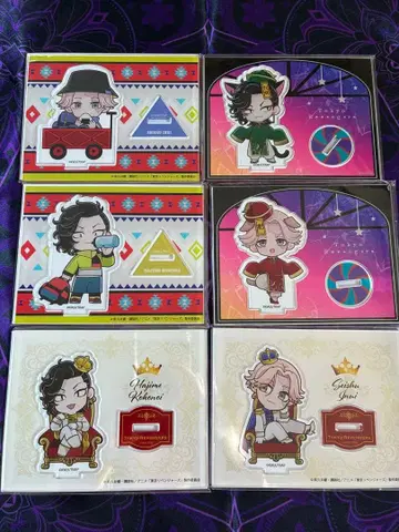 이누이 세이슈 쿠이 하지메 프리카페 아크릴 스탠드 세트 6점