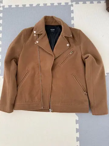 BEAMS HEART 브라운 라이더 자켓 M