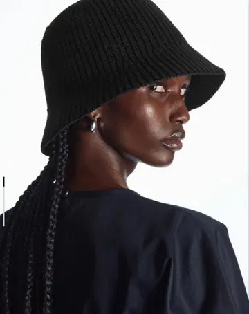 COS knitted bucket hat