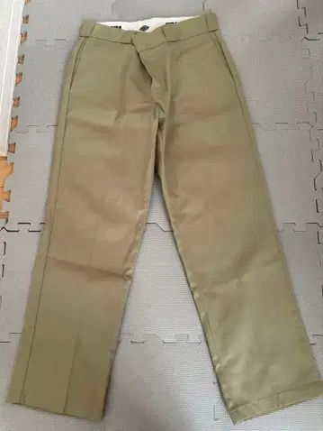 디키즈 874 카키 스트레이트 팬츠