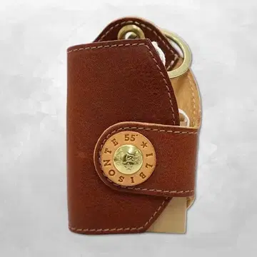일비종떼 2025AW 55주년 가죽 키케이스 BROWN(브라운)