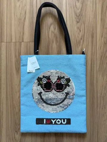 Tera-mi 토트백 스마일 스팽글