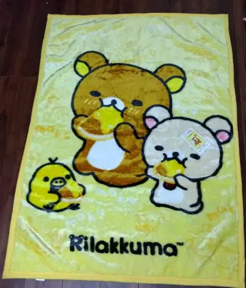 미사용 새상품 리락쿠마 하프 담요 헤이세이 레트로 레어 2016년