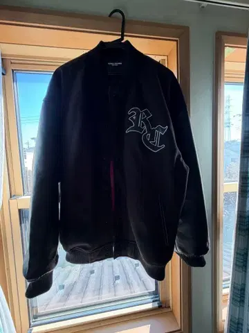 로데오 크라운 바시티 자켓 BLACK