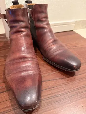 Magnanni () 사이드 고어 부츠 42 스페인산 짙은 갈색