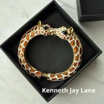 새상품급 Kenneth Jay Lane 기린 뱅글 케네스 제이 레인