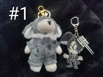 the GazettE 아오이 베어 키 + 키링 세트#1