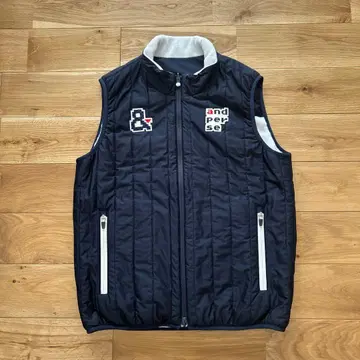 and per se 네이비 화이트 베스트 리버서블