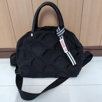 BASARA TYO 2way 보스턴 숄더백 강한 발수 경량 도트