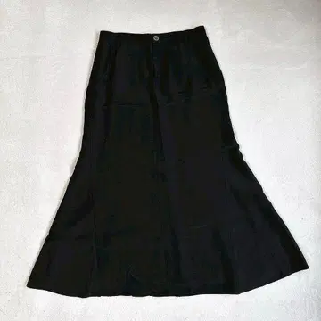 바질레 28 머메이드 스커트 플레어 롱 안감 포함 깔끔한 캐주얼 L