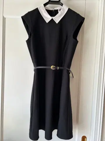 HK WORKS LOND 청순하고 세련된 원피스 허리 벨트 포함