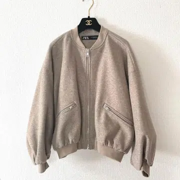 ZARA 집업 블루종 베이지