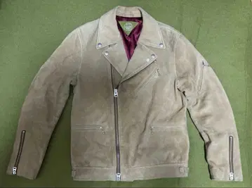 UNSTUDIED 스웨이드 더블 라이더스 자켓 L 니코앤드