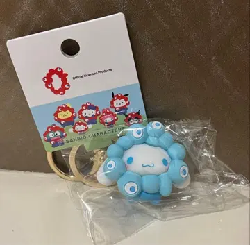 산리오 미야쿠미야쿠 파스텔 입체 마스코트 시나모롤 키링