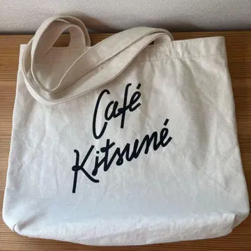 카페 키츠네 토트백 아이보리