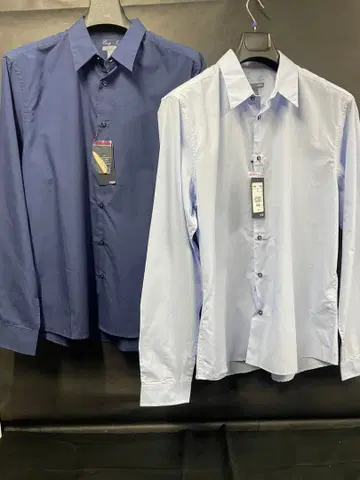 H&M 남성용 셔츠 XL 2장 세트 이지 다리미 미사용 택 포함