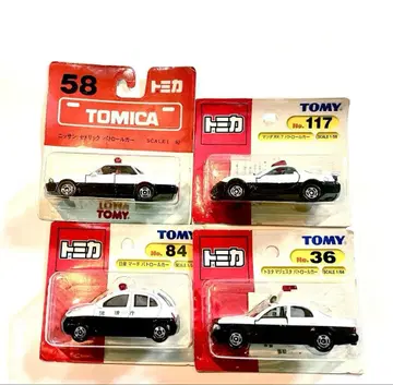 토미카 경찰차 미니카 세트 58 117 84 36 미개봉 새상품