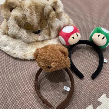 USJ 머리띠 햇 3종