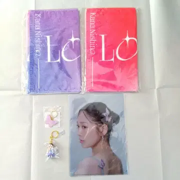 Love Again 라이브 타월 세트, 키링, 클리어 파일 B