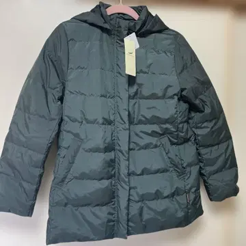 크로커다일 다운 코트 여성용 L 사이즈