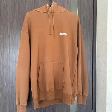 XLARGE 브라운 후드티 M 사이즈