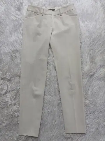 theory luxe 테이퍼드 슬랙스 팬츠 화이트 34