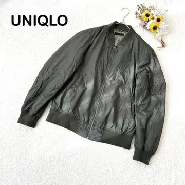 [ UNIQLO 유니클로 ] MA-1 블루종 올리브 그린 그린 자켓