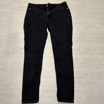 Lee 리 스키니 데님 [ XL ] 블랙 블랙 심플 미들 라이즈