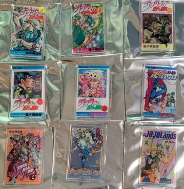 죠죠월드 코믹스 표지풍 아크릴 마그넷 컴프 세트