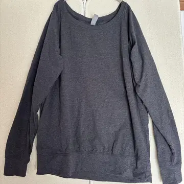 instant message 다크 그레이 긴팔 T셔츠 [ XL 사이즈 ]