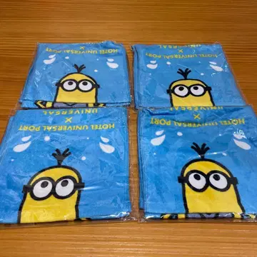 미니언즈 타월 4장 세트 유니버셜 스튜디오 재팬