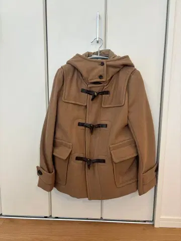 nano universe 베이지 더플 코트