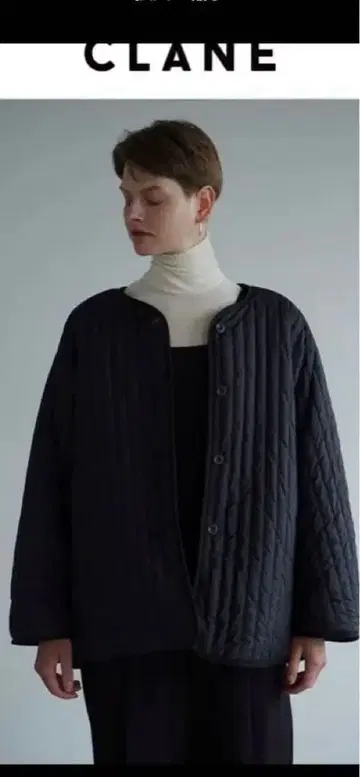 clane 클라네 리버서블 보아 자켓 블랙