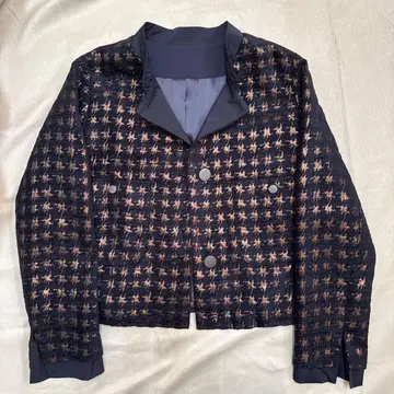 노카라 자켓 네이비/골드 이탈리아 원단 일본제
