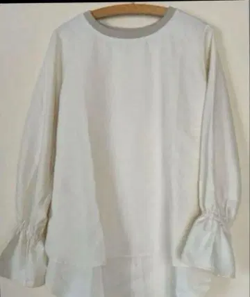 캔디 소매 긴팔 블라우스