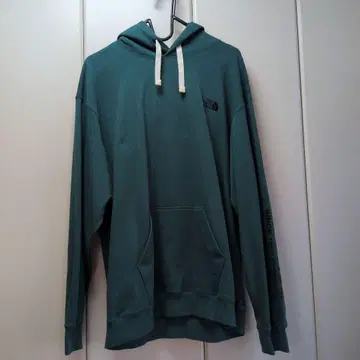THE NORTH FACE 그린 후드 부착 후드티