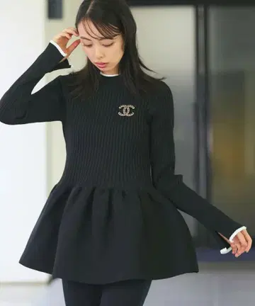 (미사용) RUIRUE BOUTIQUE 여성용 니트탑