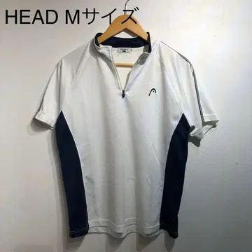 HEAD 집업 M 사이즈 셔츠 화이트/네이비
