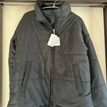 미사용 새상품 여성용 블랙 점퍼 지퍼 L