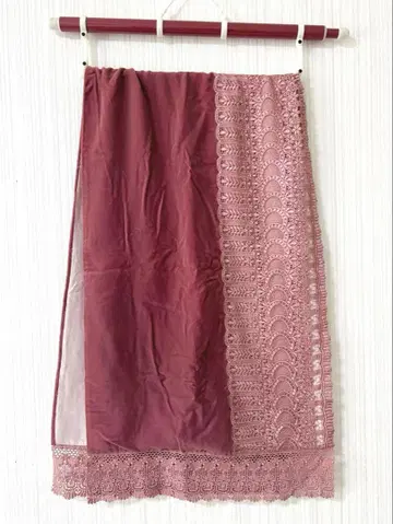 일본 의류 숄 벨로아 레이스 겨울