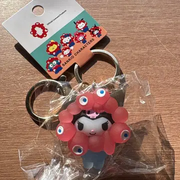 만박 미야쿠미야쿠 산리오  입체 키링 클리어 컬러 쿠로미