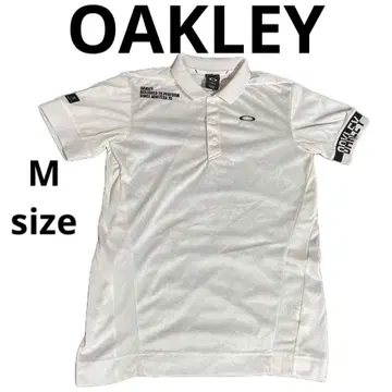 OAKLEY 오클리 골프 셔츠 반팔 셔츠 화이트 M